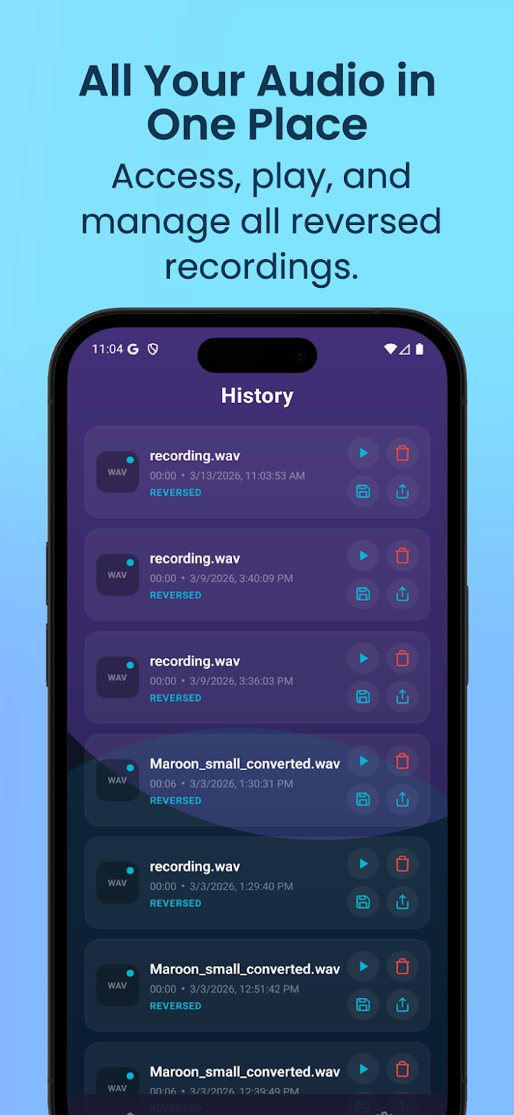 Reverse Audio screenshot 4